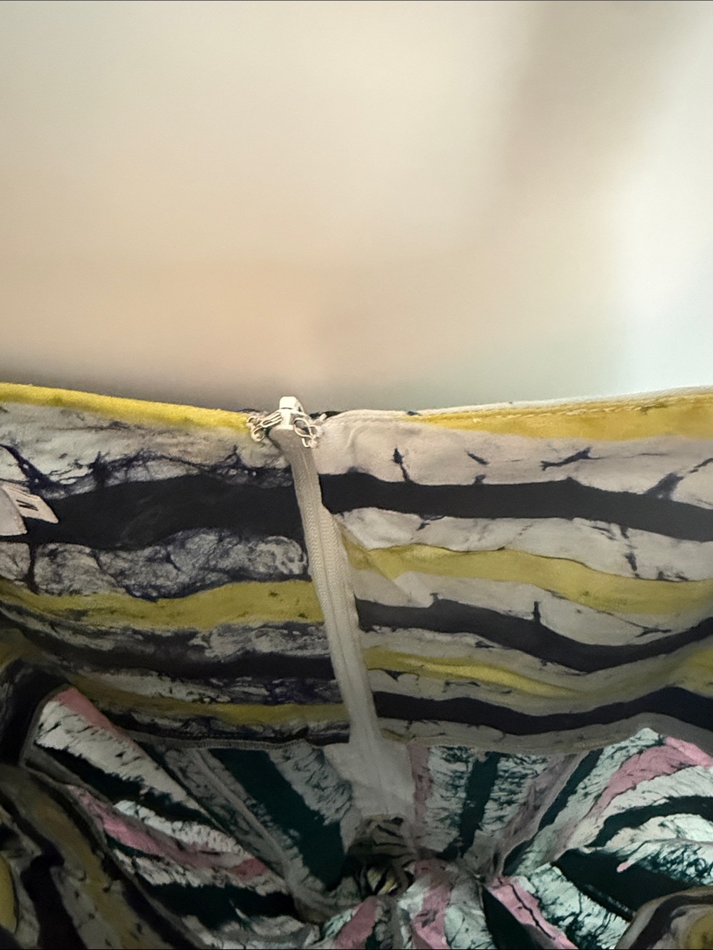 Busayo Striped Crinkle Maxi Dress in Yellow, Green, Pink, Navy - Picture 5 of 8